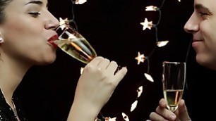 A toast for the New Year to cum!