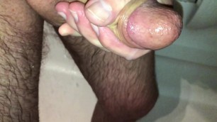 Totally unexpected cumshot in shower.SlowMot accidentally