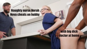 Naughty Nurse Nora cheats on hubby with hung doctor