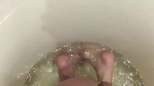 Cutie Deepthroats Cock In The Bathroom, Doggystyle & Orgasm