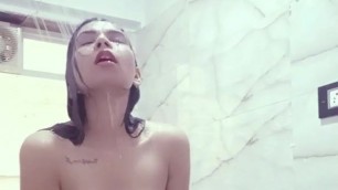 Annie Sharma takes naked shower