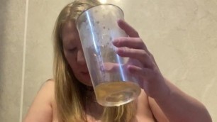 Sex with dumb piss whore using catheter