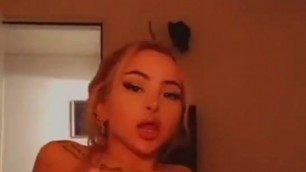 gorgeous babe, big huge fake tits, beautiful face #2